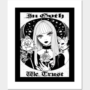 In Goth We Trust Posters and Art